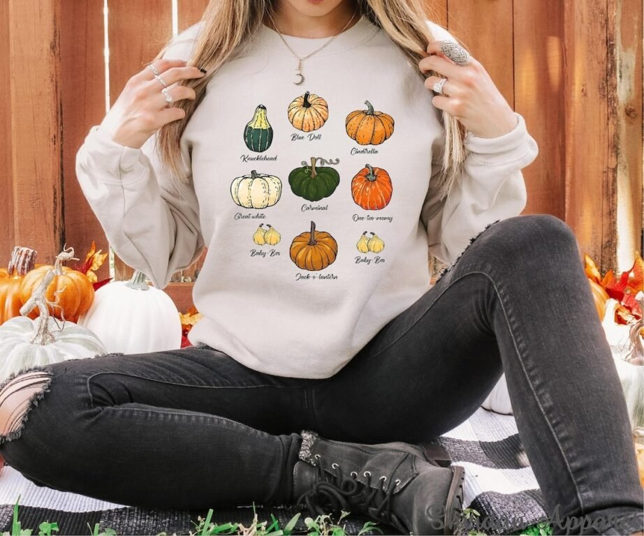 Cozy Fall Vibes with Type Of Pumpkins Sweatshirt