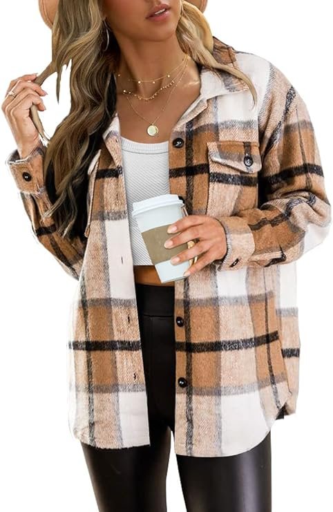 Flannel Plaid Button Down - Flannel Fashion Goals!