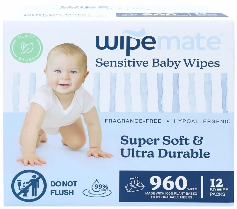 Hypoallergenic Plastic-Free Baby Wipes