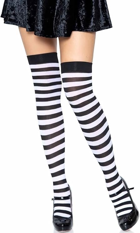 Leg Avenue Striped Stockings - Sass Up Your Style Game!