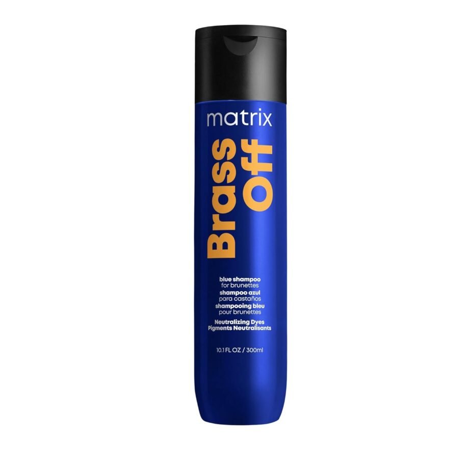 Matrix Brass Off Blue Shampoo For Brassy-Free, Cool-Toned Hair!