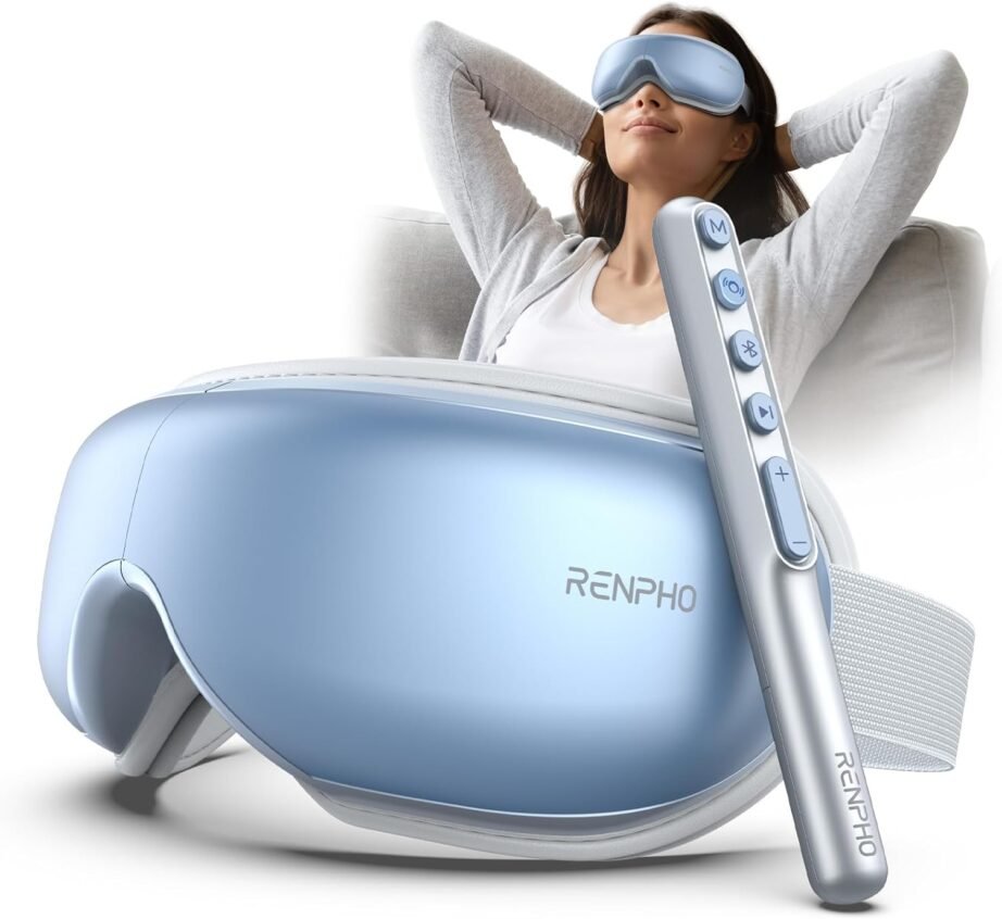 RENPHO Eye Massager with Heat – Sweet Eye Relief!