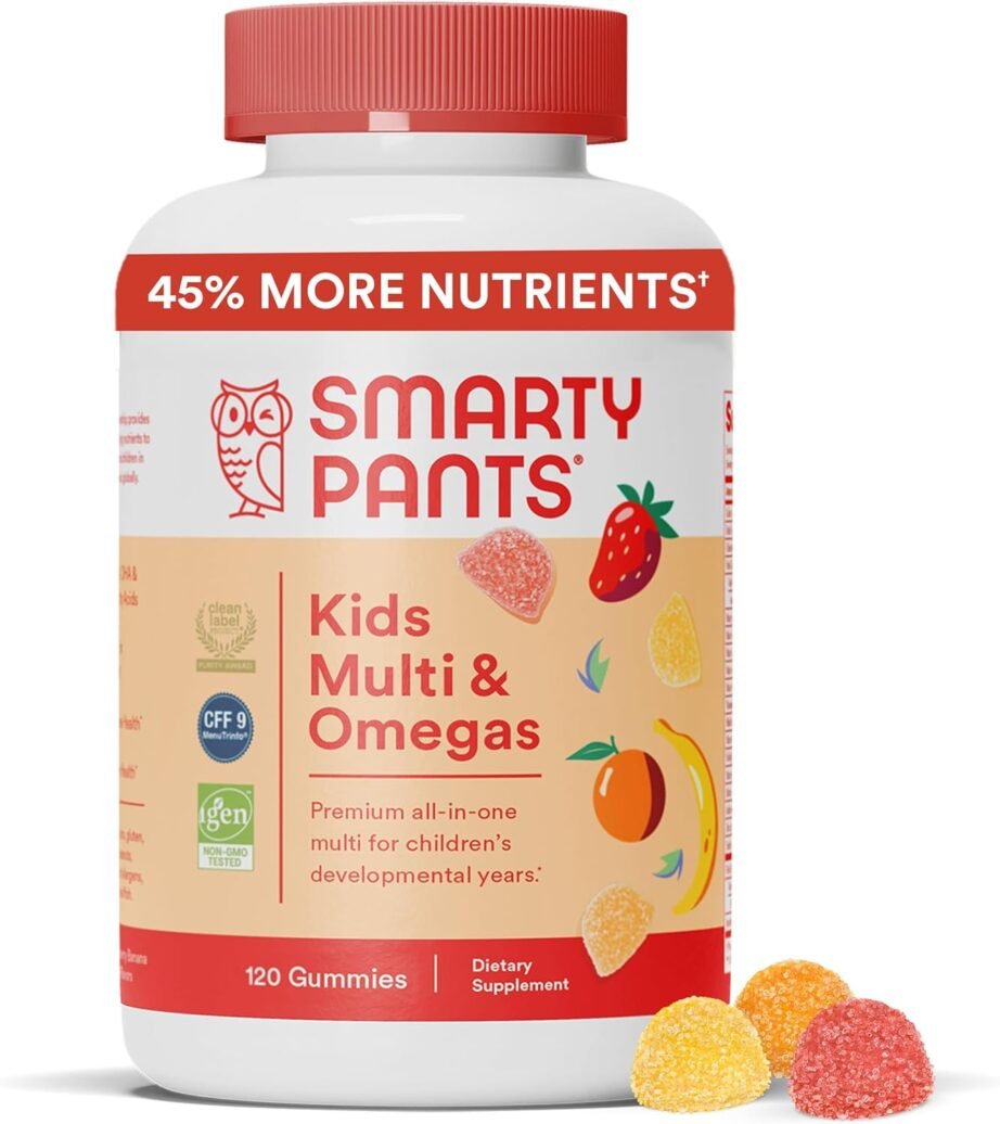 SmartyPants Kids Multivitamin Gummies Boost Immune Function & Brain Health