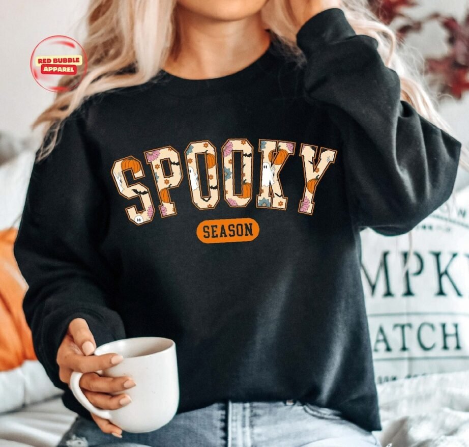 Cute Spooky Season Halloween Sweatshirt