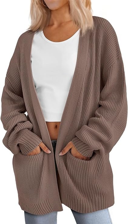 LILLUSORY Womens Oversized Cardigan